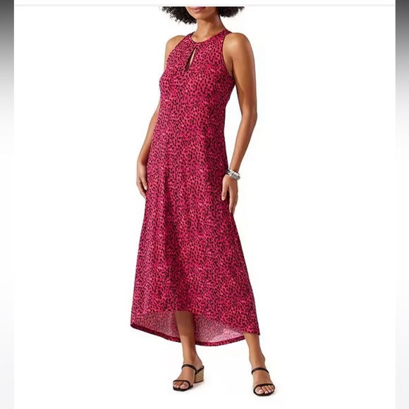 NWT Tommy Bahama Jasmina Lagoon Leopard Maxi Dress - Picture 2 of 8